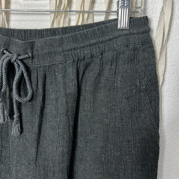 Poetry NWT Charcoal Linen/Cotton Tapered Pant Size US12 - Picture 2 of 11